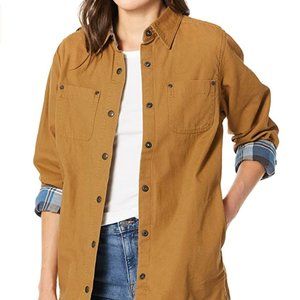 Backpacker Barn Work Shirt Jacket Canvas Flannel